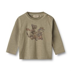 Wheat T-shirt Ole LS - Dry sage